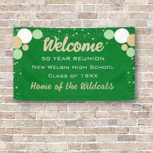 LOOK! Fun Confetti Class Reunion banner