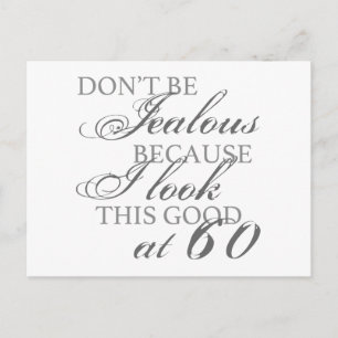 Look Good 60th Birthday Postcard