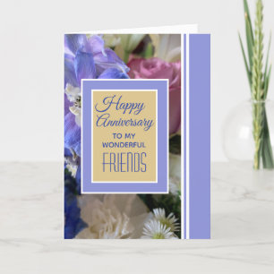 Look @ Happy Anniversary to Friends greeting card