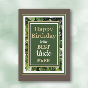 Look! Happy Birthday Uncle greeting card