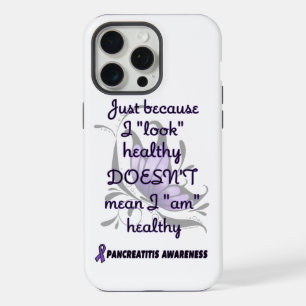 "Look" Healthy/Butterfly...Pancreatitis iPhone 15 Pro Max Case