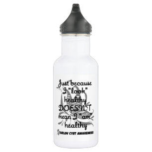 "Look" Healthy/Butterfly...Tarlov 532 Ml Water Bottle