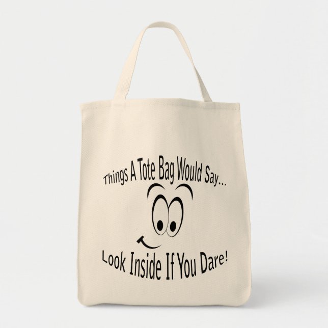 Look Inside Tote Bag (Front)