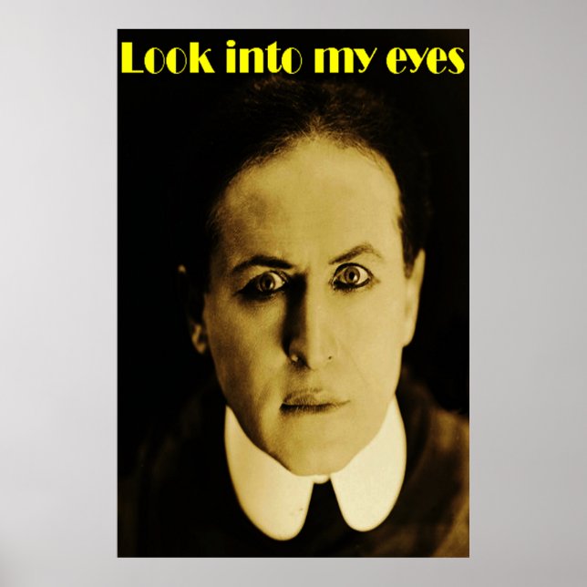 Look into my eyes - Houdini Poster (Front)
