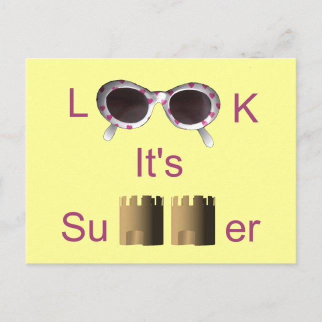Look it's Summer Postcard (Front)