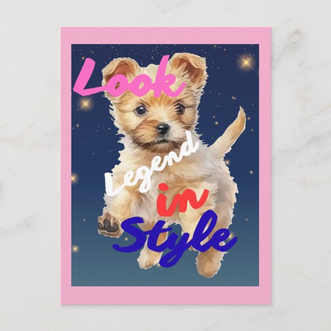 Look,Legend In Style  Postcard (Front)
