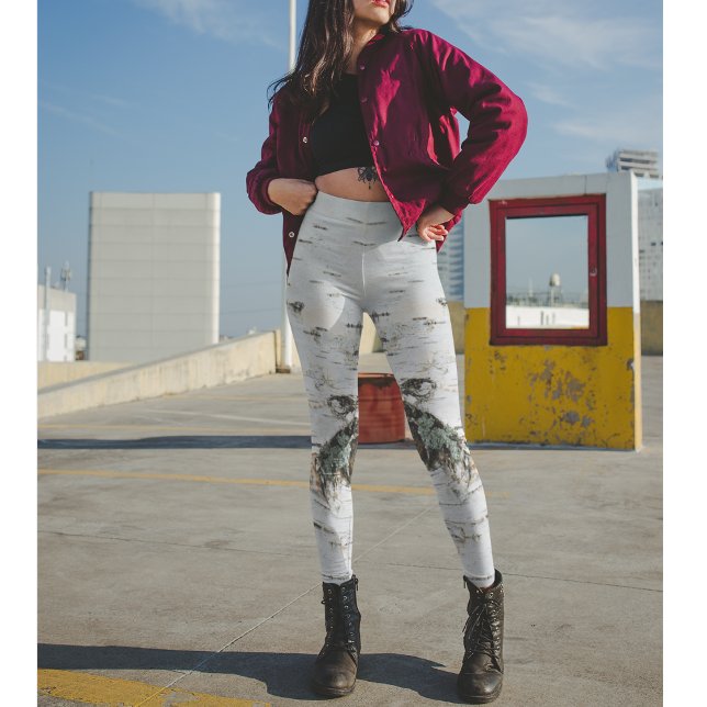 Look like a Tree Birch Wood Leggings (Creator Uploaded)