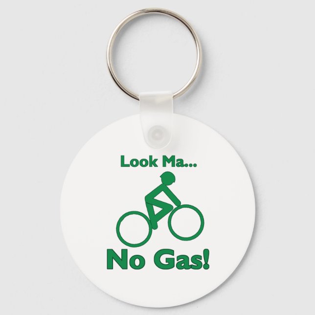 Look Ma, No Gas! Key Ring (Front)