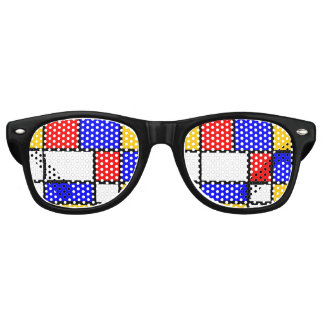 Look Modern Art Mondrian Retro Sunglasses