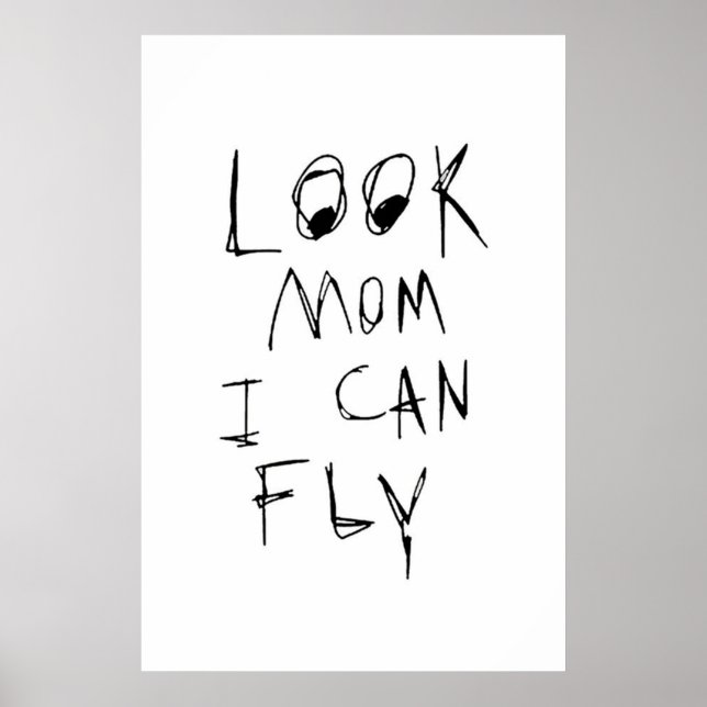 look mum i can fly poster (Front)