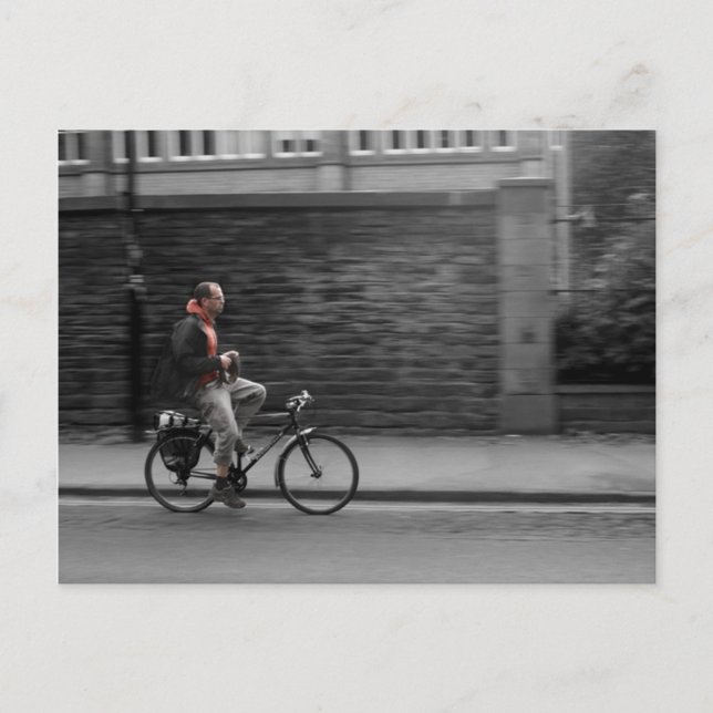 Look.. no hands postcard (Front)