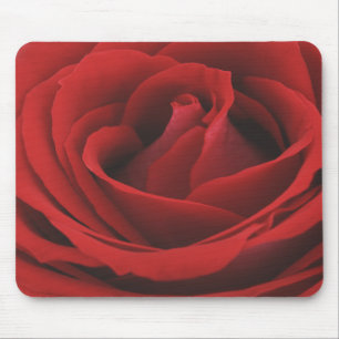 Look of a Velvet Rich Red Rose Mousepad