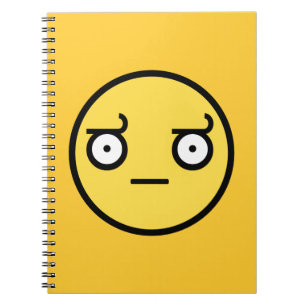 Look of Disapproval Face Spiral Notebook