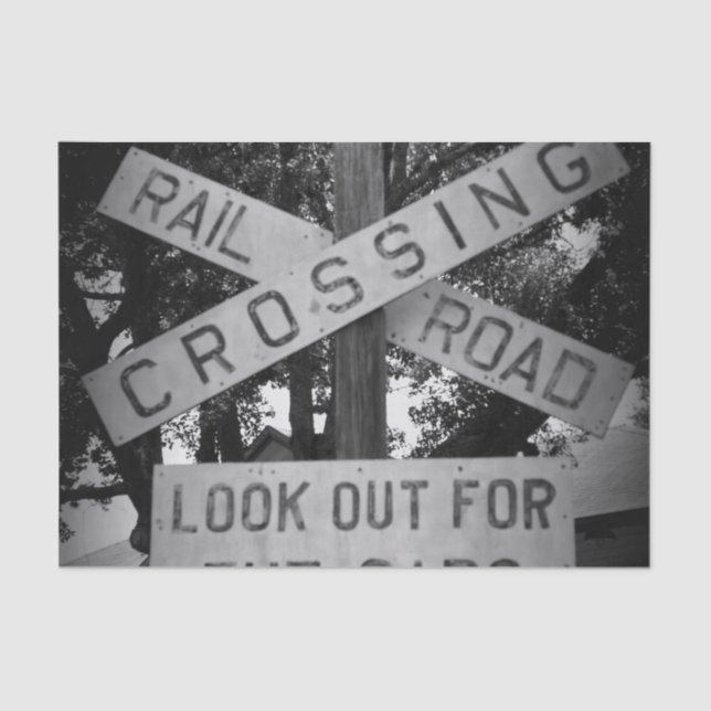 Look Out For Cars Tissue Paper (Front)