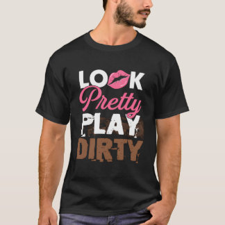 Look Pretty Mudding Mud Marathon Runners Womens Gi T-Shirt