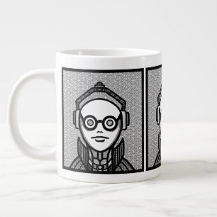 Look See in Shades Design Large Coffee Mug