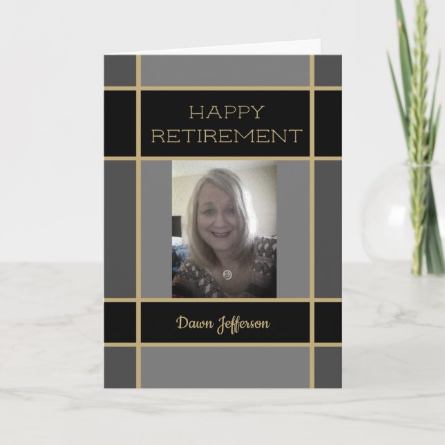 Look! Special Photo Retirement Card (Front)