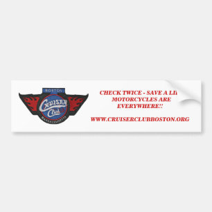 Look Twice!! CCB Bumper Sticker - Customised