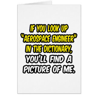Look Up Aerospace Engineer In Dictionary...Me