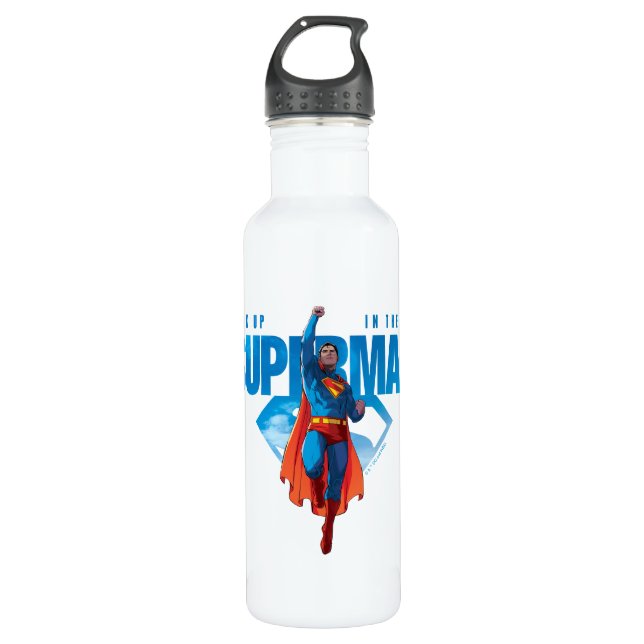 Look Up It’s Superman 710 Ml Water Bottle (Front)