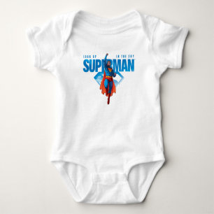 Look Up It’s Superman Baby Bodysuit