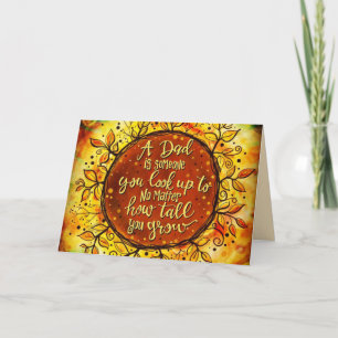 “Look up to Dad” Father’s Day Inspirivity Card