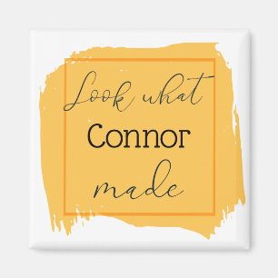 Look What I Made Personalised Magnet