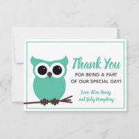Look Whooo is Almost Due!  Teal Owl