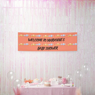 Look Whooo’s Baby Owl Welcome Banner Art