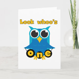 Look Whoo's 1 Tshirts and Gifts Card