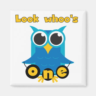 Look Whoo's 1 Tshirts and Gifts Magnet