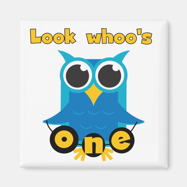 Look Whoo's 1 Tshirts and Gifts Magnet (Front)
