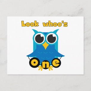 Look Whoo's 1 Tshirts and Gifts Postcard