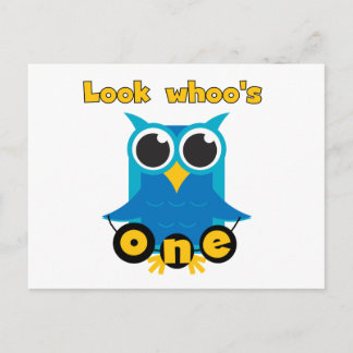 Look Whoo's 1 Tshirts and Gifts Postcard