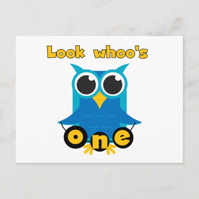 Look Whoo's 1 Tshirts and Gifts Postcard (Front)