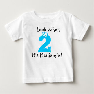 Look Who's 2 Customisable Birthday Tshirt