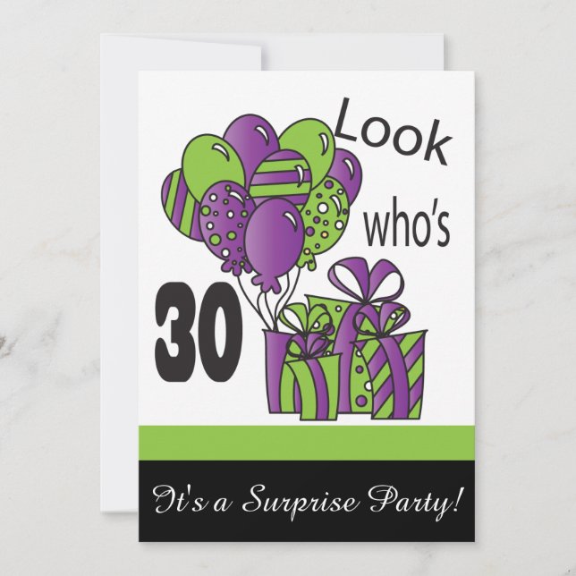 Look Who's 30 | 30th Birthday Invitation (Front)