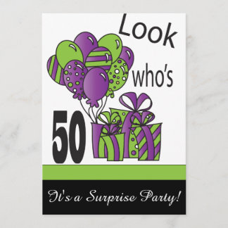 Look Who's 50 | 50th Birthday Invitation