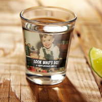 Look Who's 50 Retro Birthday Party Favour Photo