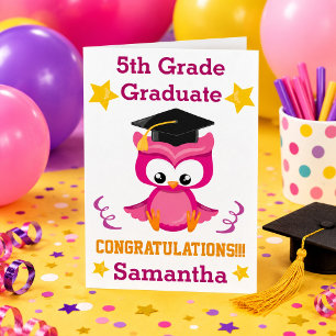 Look Who's Soaring! 5th Grade Graduation Card