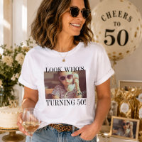 Look Who's Turning 50 Photo Funny Birthday Party