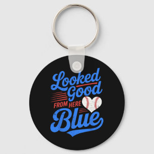 Looked Good From Here Blue Funny Softll Mama Mom G Key Ring