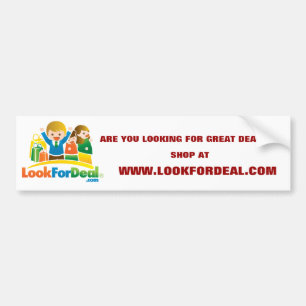LookForDeal-BumperSticker Bumper Sticker