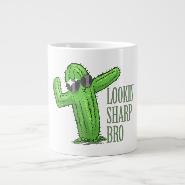 Lookin Sharp Bro Large Coffee Mug (Front)