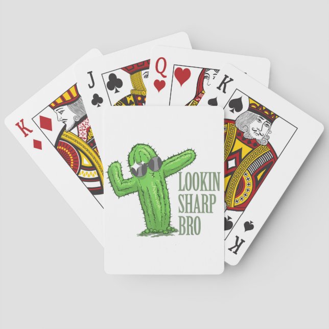 Lookin Sharp Bro Playing Cards (Back)
