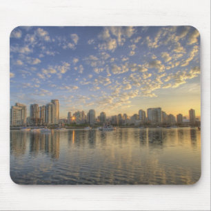 Looking across False Creek at the skyline of Mouse Pad
