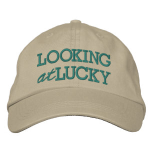 Looking at Lucky Embroidered Hat