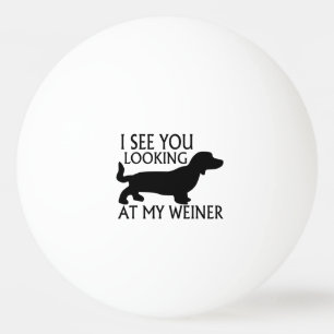 Looking At My Weiner Ping Pong Ball