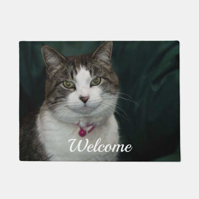 Looking at You Looking at Me Welcome Doormat (Front)