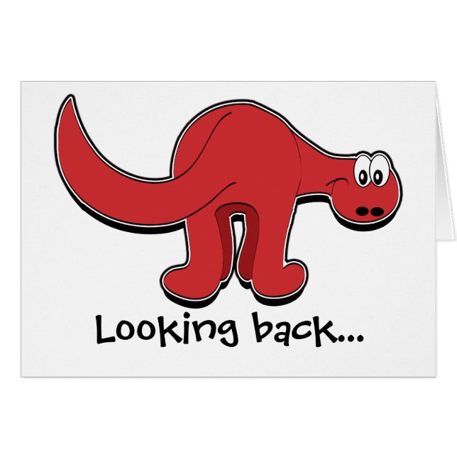 Looking Back Dinosaur (Front Horizontal)